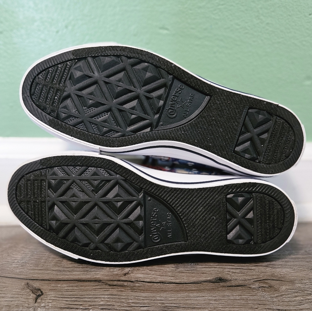 Converse Chuck Taylor All Star Ox - Daisy Spray Paint Print - Picture 9 of 9